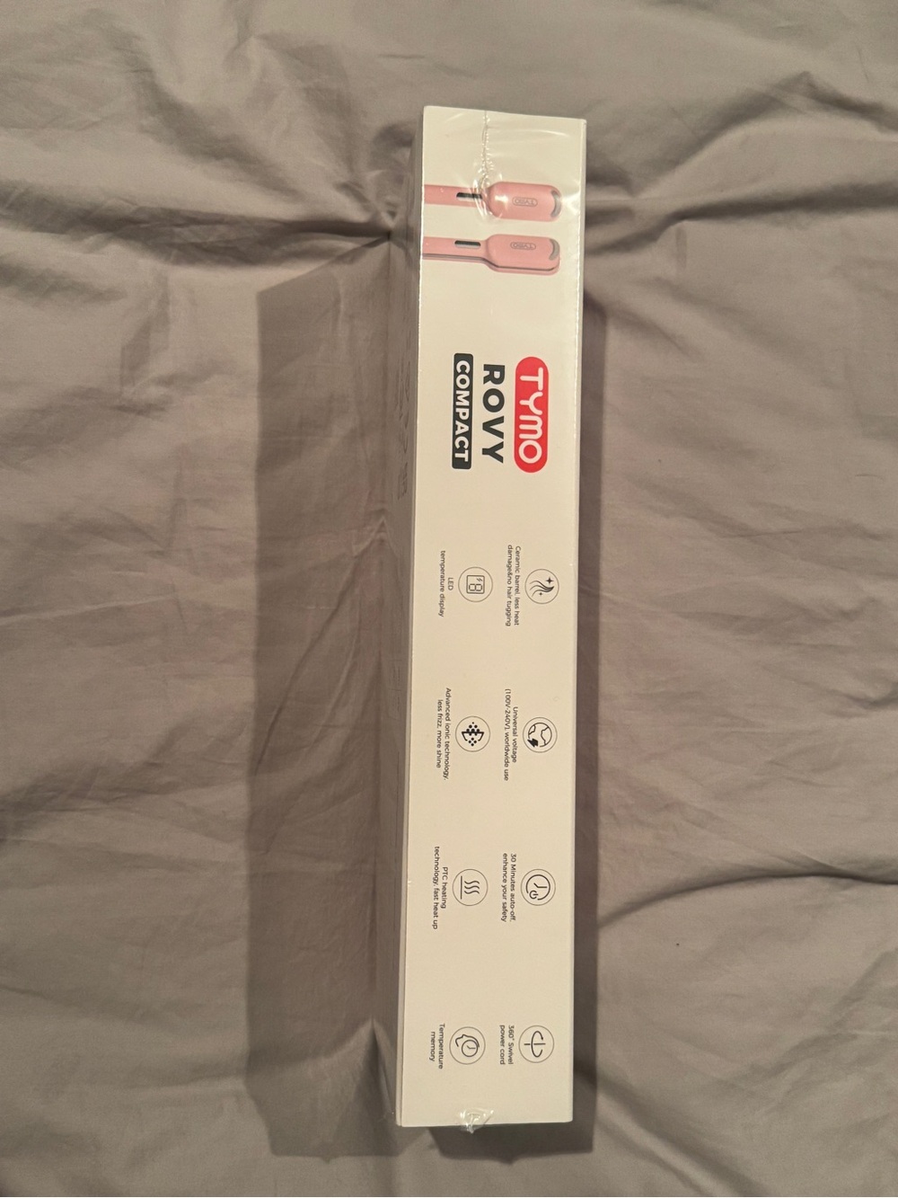 Rovy Pink Wave Curling Iron - Compact Hair Styler - Picture 13 of 13